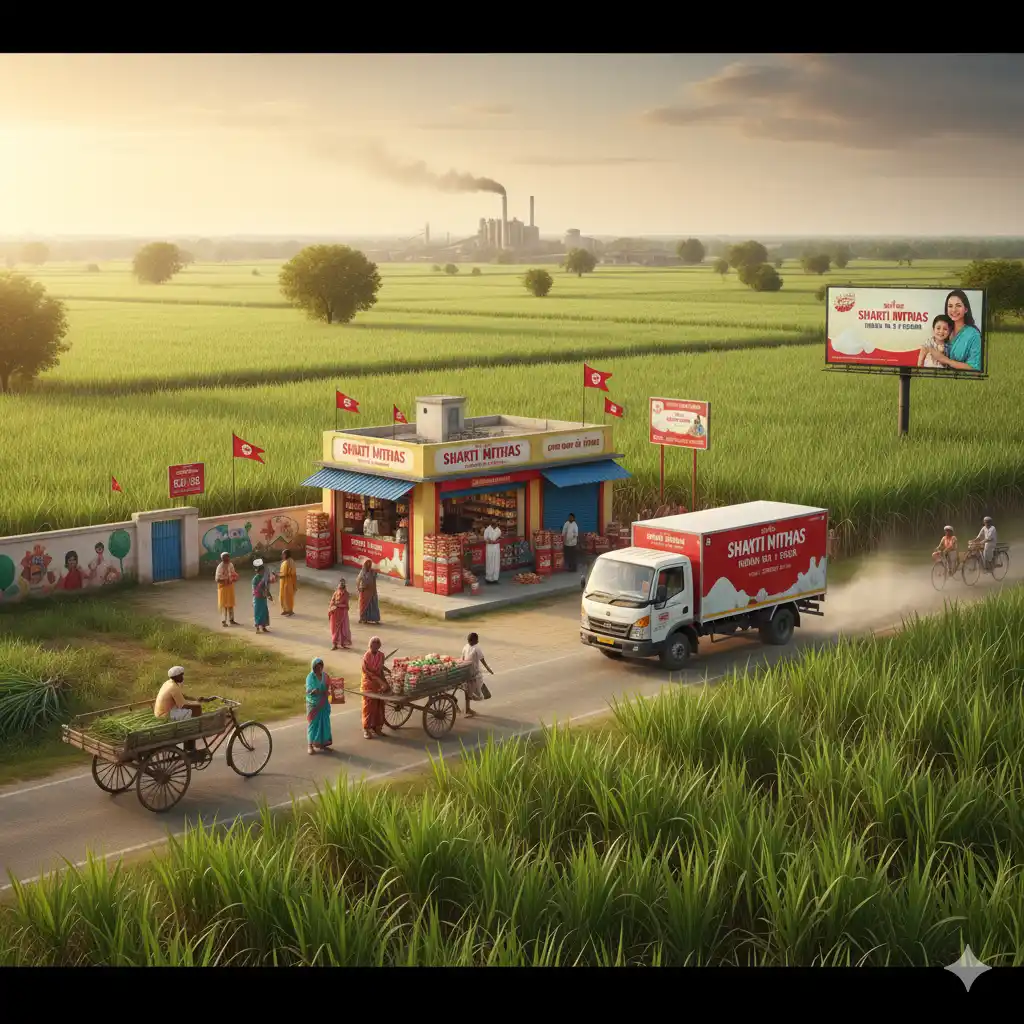 Indian sugar brand achieving rural market leadership